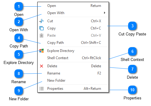 File Context Menu