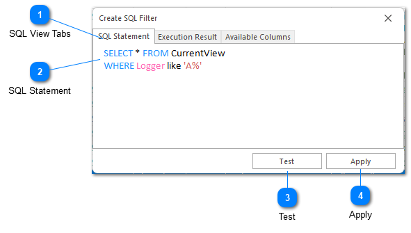 SQL Filter