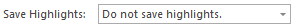 2. Save Highlights