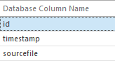 1. Database Columns
