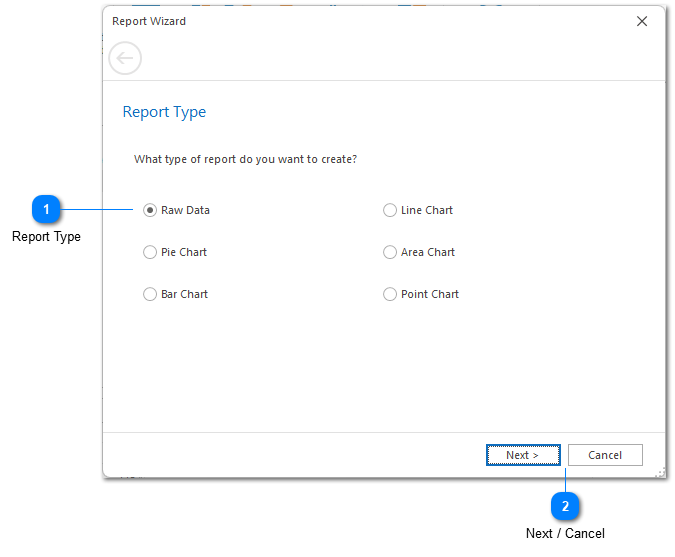 Dashboard Report Wizard