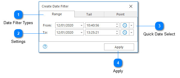 Date Time Filter