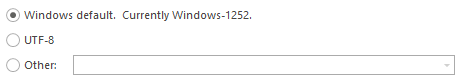 1. Default Encoding