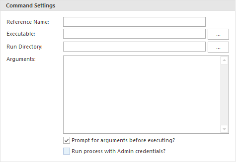 1. Command Settings