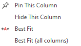 5. Column Management
