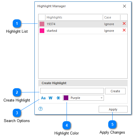 Highlight Manager