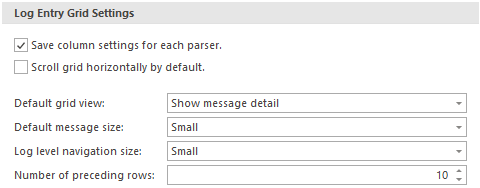 1. Grid Settings