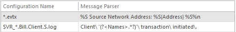 1. Saved Parsers