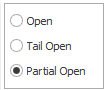 1. Partial Open
