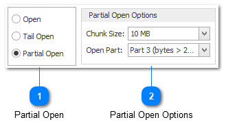 Partial Open
