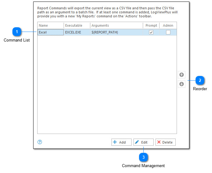 Report Commands