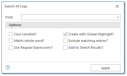 Search All Logs