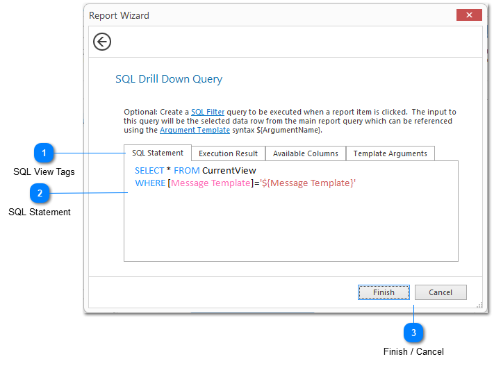 SQL Drill Down Query