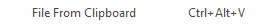 4. File From Clipboard