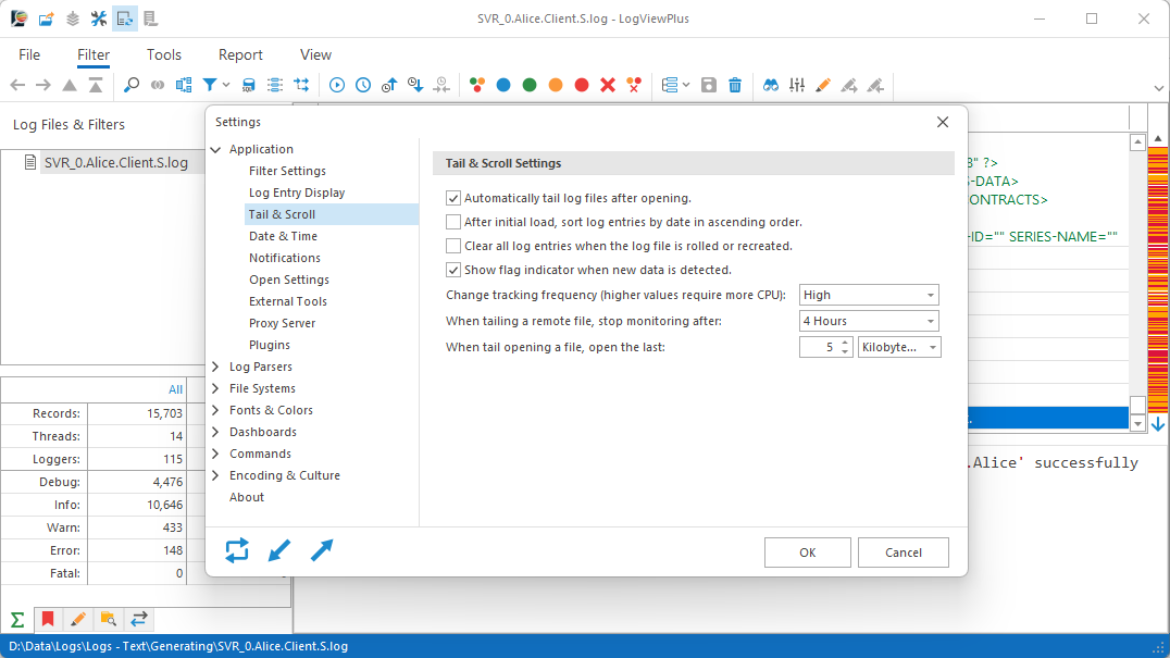 LogViewPlus Screenshot
